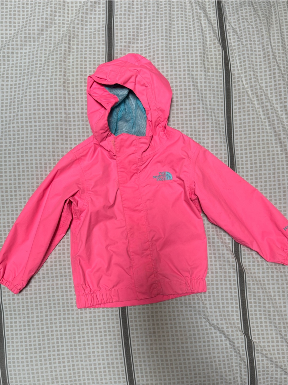 The North Face Hot Pink Hooded Windbreaker Jacket